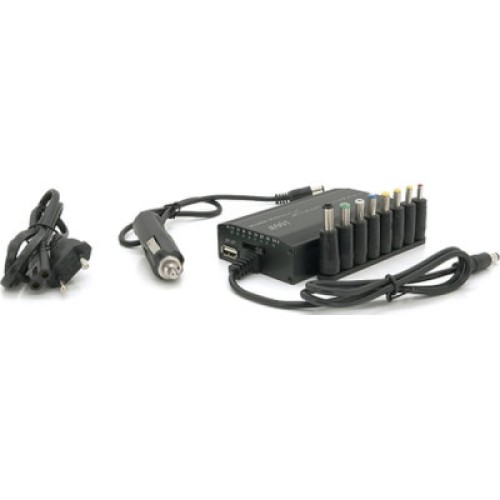 Блок питания к ноутбуку Voltronic 100W Universal + Auto(12V), ручн. регулировка, 8 разъемов (34818 / YT-YBBP/100W)