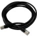 Патч-корд 0.5м UTP cat.5e, CU, 24AWG, black GEAR (GPC-UTPCURJ45-0.5B)