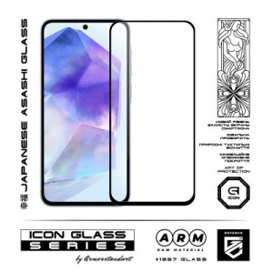 Стекло защитное Armorstandart Icon Samsung A55 5G (A556) Black (ARM74346)