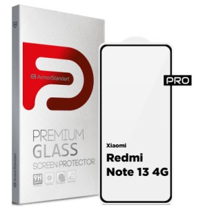 Скло захисне Armorstandart Pro Xiaomi Redmi Note 13 4G Black (ARM72434)