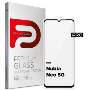Стекло защитное Armorstandart Pro ZTE Nubia Neo 5G Black (ARM70678)