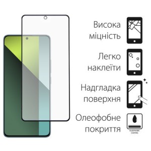 Стекло защитное Dengos Full Glue Xiaomi Redmi Note 13 4G (black) (TGFG-346)
