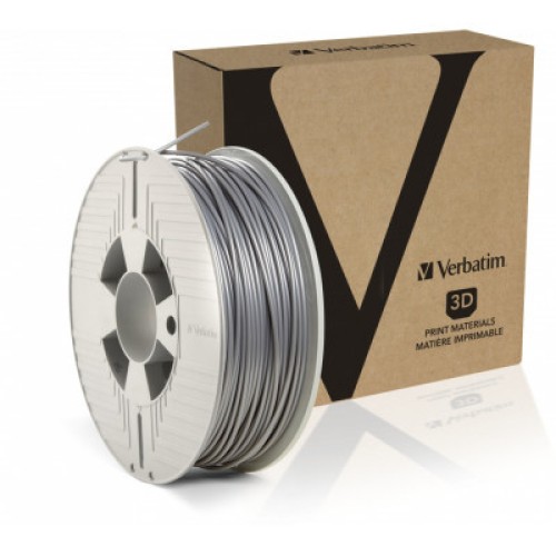 Пластик для 3D-принтера Verbatim ABS 2.85мм Aluminium Grey 1kg (55036)