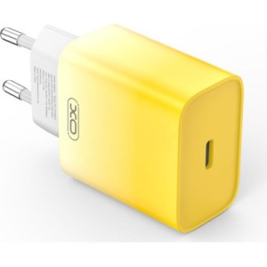 Зарядное устройство XO CE18 PD30W USB-C Yellow (XO-CE18-YEL)