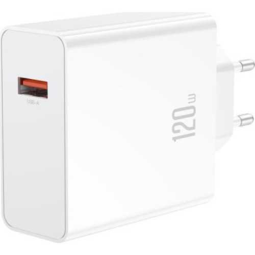 Зарядное устройство XO L128 120W with cable Type-C white (XO-L128-WH)