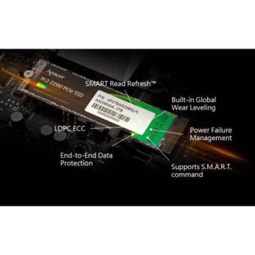 Накопитель SSD M.2 2280 512GB Apacer (AP512GAS2280Q4X-1)
