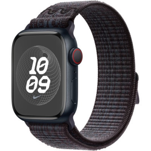 Ремешок для смарт-часов Apple 41mm Black/Blue Nike Sport Loop (MUJV3ZM/A) Ремешок для смарт-часов Apple 41mm Black/Blue Nike Sport Loop (MUJV3ZM/A)