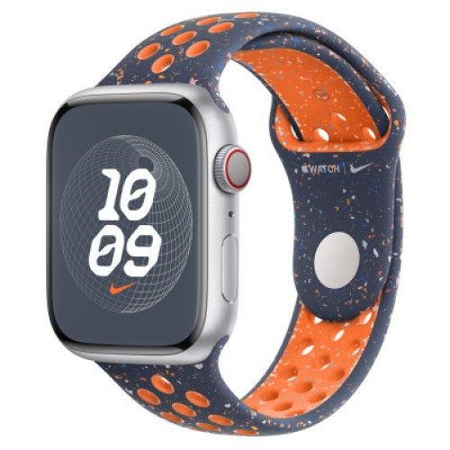 Ремешок для смарт-часов Apple 45mm Blue Flame Nike Sport Band - M/L (MUV93ZM/A) Ремешок для смарт-часов Apple 45mm Blue Flame Nike Sport Band - M/L (MUV93ZM/A)