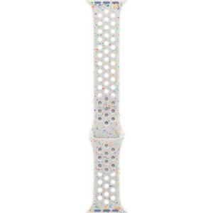Ремінець до смарт-годинника Apple 45mm Pure Platinum Nike Sport Band - M/L (MUV13ZM/A)