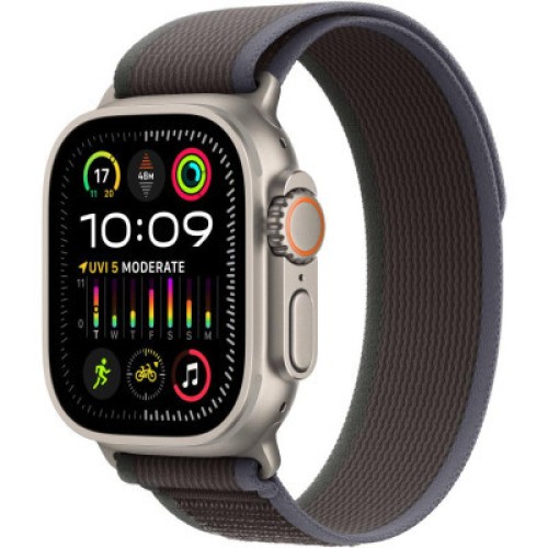 Ремешок для смарт-часов Apple 49mm Blue/Black Trail Loop - S/M (MT613ZM/A) Ремешок для смарт-часов Apple 49mm Blue/Black Trail Loop - S/M (MT613ZM/A)