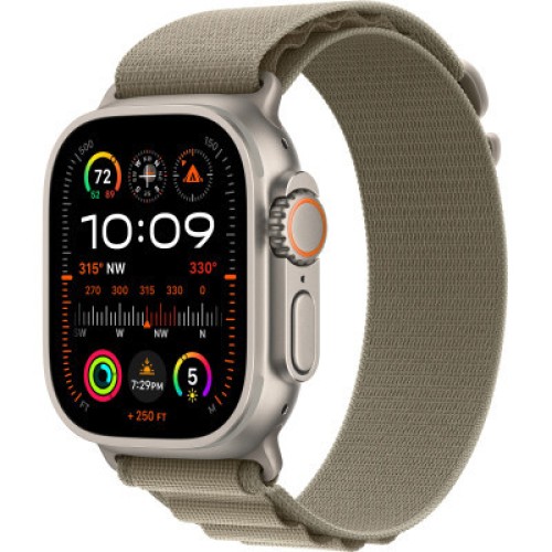 Ремешок для смарт-часов Apple 49mm Olive Alpine Loop - Medium (MT5U3ZM/A) Ремешок для смарт-часов Apple 49mm Olive Alpine Loop - Medium (MT5U3ZM/A)
