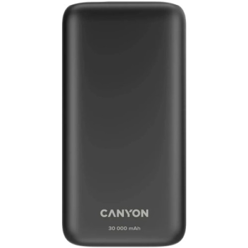Батарея универсальная Canyon PB-301 30000mAh PD/20W, QC/3.0 (CNE-CPB301B)