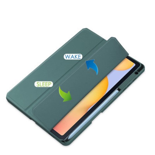 Чехол для планшета BeCover Soft Edge Stylus Mount Samsung Tab S6 Lite (2024) 10.4" P620/P625/P627 Dark Green (710838)