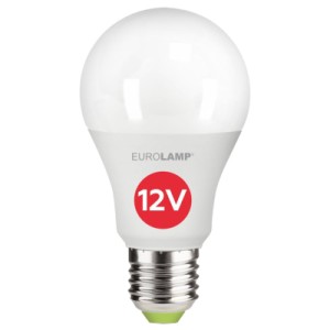 Лампочка Eurolamp LED ECO A60 10W E27 4000K 12-48V (LED-A60-10274(12-48V))
