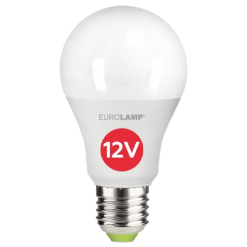 Лампочка Eurolamp LED ECO A60 10W E27 4000K 12-48V (LED-A60-10274(12-48V))