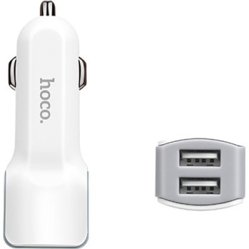 Зарядное устройство HOCO Z23 2xUSB White (6957531078012)