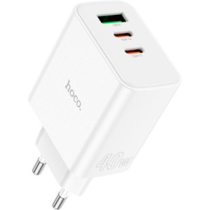 Зарядний пристрій HOCO C126A Pure White (6931474798725)
