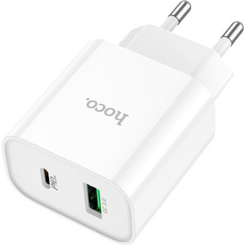 Зарядное устройство HOCO C80A Plus Rapido White (6931474779885)