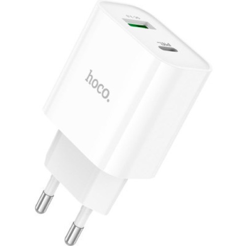 Зарядное устройство HOCO C80A Plus Rapido White (6931474779885)