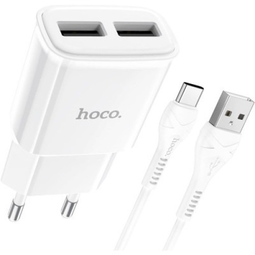 Зарядное устройство HOCO C88A White (6931474749550)