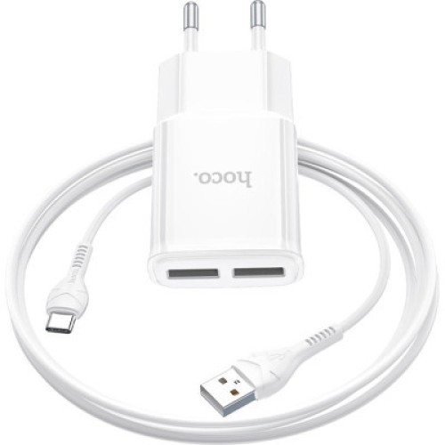 Зарядное устройство HOCO C88A White (6931474749550)