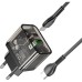 Зарядное устройство HOCO N34 Dazzling dual-port Black (6931474799180)