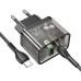 Зарядное устройство HOCO N34 Dazzling dual-port Black (6931474799180)