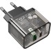 Зарядное устройство HOCO N34 Dazzling dual-port Black (6931474799166)