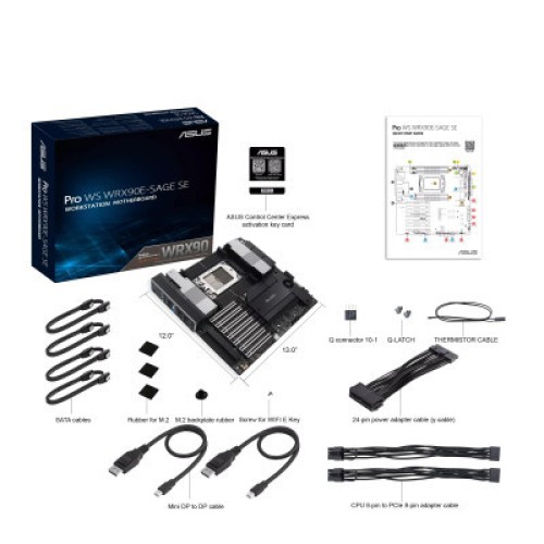 Серверная материнская плата ASUS PRO WS WRX90E-SAGE SE sTR5 WRX90 8xDDR5 M.2 EEB (90MB1FW0-M0EAY0)