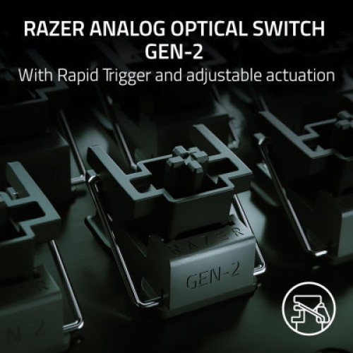 Клавиатура Razer Huntsman V3 Pro Mini USB UA Black (RZ03-04990100-R3M1)