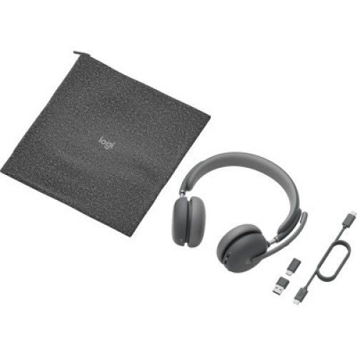 Наушники Logitech Zone 2 for Business Wireless/Bluetooth UC Graphite (981-001152)