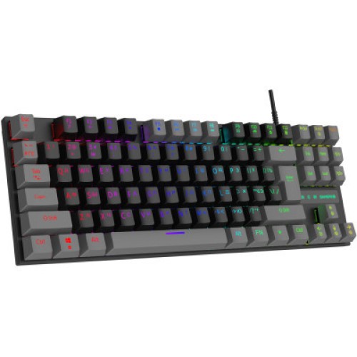 Клавиатура GamePro MK100R Red Switch LED USB Black/Grey (MK100R)