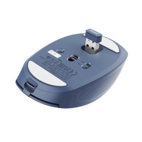 Мышка Trust Ozza compact Bluetooth/Wireless/USB-A Blue (24934)