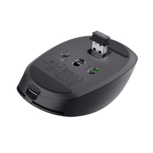 Мышка Trust Ozza compact Bluetooth/Wireless/USB-A Black (24819)