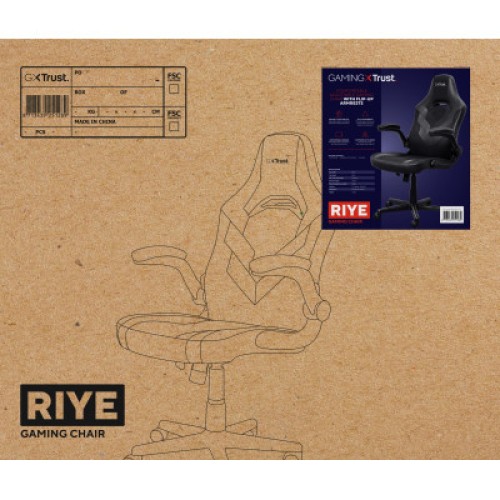 Кресло игровое Trust GXT703 Riye Black (25128)