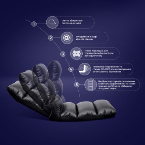 Кресло игровое Trust GXT 718 Rayzee Black (25071)