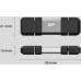 USB флеш накопитель Silicon Power USB 256G SILICON POWER usb3.2+TypeC Mobile C51 (SP256GBUC3C51V1S)