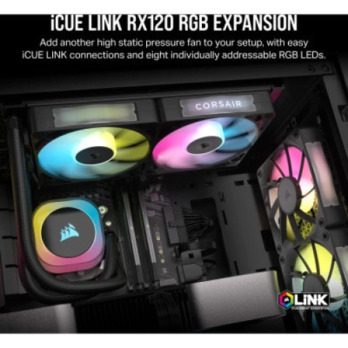 Кулер для корпуса Corsair iCUE Link RX140 RGB PWM (CO-9051019-WW)