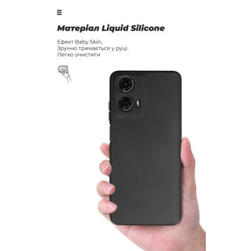 Чехол для мобильного телефона Armorstandart ICON Case Motorola G24 Camera cover Black (ARM74300)