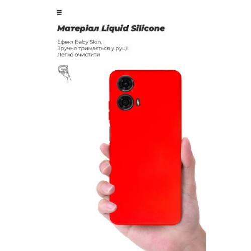 Чехол для мобильного телефона Armorstandart ICON Case Motorola G24 Camera cover Red (ARM74302)