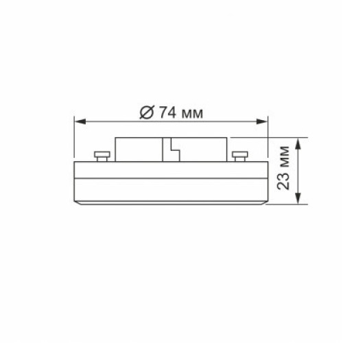 Лампочка Videx GX53 8W 4100K 220V (VL-GX53-08534)