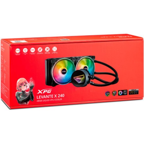 Система жидкостного охлаждения ADATA LEVANTEX240-BKCWW