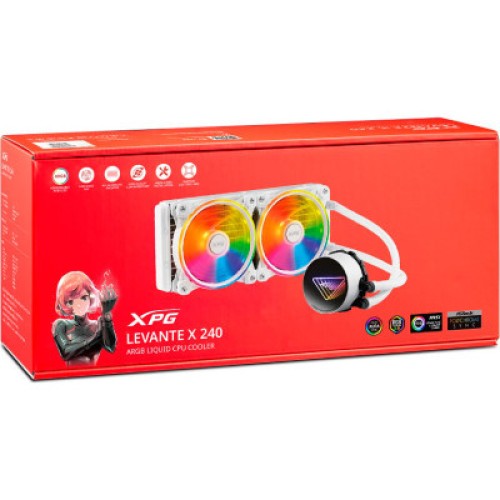 Система жидкостного охлаждения ADATA LEVANTEX240-WHCWW