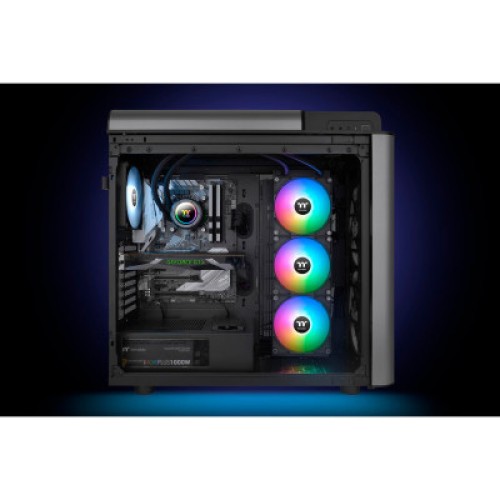 Система жидкостного охлаждения ThermalTake TH420 ARGB Sync (CL-W376-PL14SW-A)