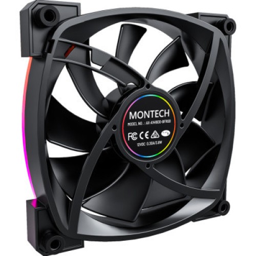 Кулер для корпуса MONTECH AX140 PWM BLACK