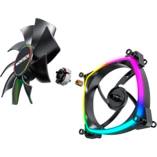 Кулер для корпуса MONTECH AX140 PWM BLACK