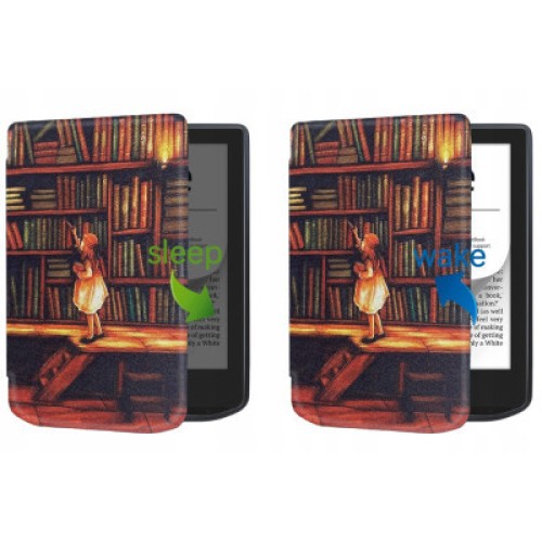 Чехол для электронной книги BeCover Smart Case PocketBook 629 Verse / 634 Verse Pro 6" Library Girl (710975)