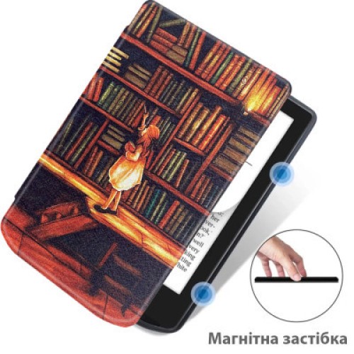 Чехол для электронной книги BeCover Smart Case PocketBook 629 Verse / 634 Verse Pro 6" Library Girl (710975)
