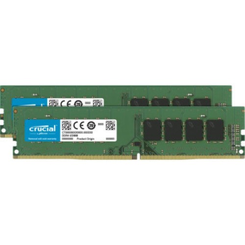 Модуль памяти для компьютера DDR4 16GB (2x8GB) 3200 MHz Micron (CT2K8G4DFRA32A) Модуль памяти для компьютера DDR4 16GB (2x8GB) 3200 MHz Micron (CT2K8G4DFRA32A)