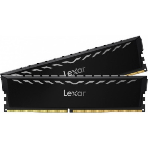 Модуль памяти для компьютера DDR4 16GB (2x8GB) 3600 MHz THOR Black Lexar (LD4U08G36C18LG-RGD)